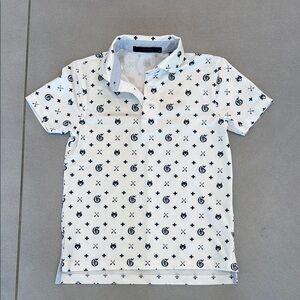 GREYSON PUPUS White G Patterned Shirt